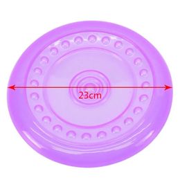 Pet Dog Toy Discs Dog Flying Discs Trainning Puppy Toys Rubber Fetch Flying Disc Training Dogs Chew Teeth Clean TPR Outdoor Pets