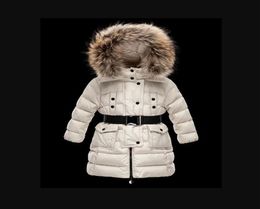 2021 Children039s Girl women boy Jacket Parkas Coat With Hood For Girls Warm Thick Down Jackets Kids Hooded Real 100 Fur Wint24998561