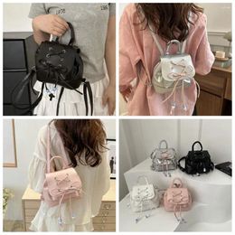 School Bags Bowknot Bow Backpack Cute Tie Ballet Style Shoulder Bag Korean Y2k Spicy Girl