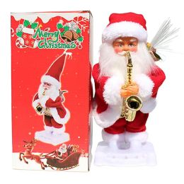 Christmas Singing Santa Claus Doll Singing Santa Claus Plush Doll Toy With Music Cute Doll Toys For Kids Animated Christmas 2024
