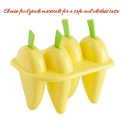Ice Box Summer Colour Quick- Easy Demoulding Fruit Shape Design Ice Cream Mould Popsicle Mould Food Grade Ice Mould