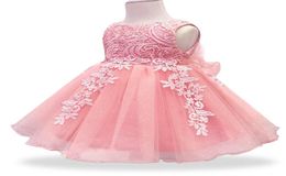 Baby Girls Dress Lace Flower Christening Gown Baptism Clothes Newborn Kids Girls 1yrs Birthday Princess Infant Party Costume4369018