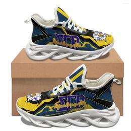 Casual Shoes 2024 Sigma Gamma Rho Classic Pattern Platform Breathable Lace Up Outdoor Walking Summer Adult Kids Non-Slip Sneakers