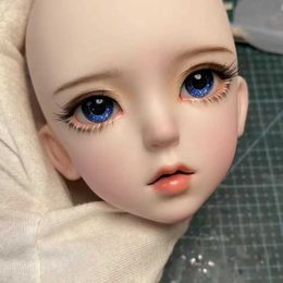 Mannequin Heads 60CM BJD Doll Head Handmade Madeup Face With 3D Eyes Ball Fit For 1/3 BJD Doll DIY Doll Accessories For Girl Gift Q240530