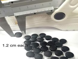 100pcs plastic button black buckles parts accessories fit for DIY sandals shoes shoe Charms 12 cm9026990