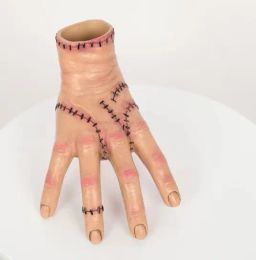 Pencil Hand Prop Desktop Addams Holder From Crafts Thing Pen Desk Wednesday Figurine Home Family Decor Sculpture
