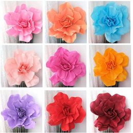 Decorative Flowers Three-dimensional Large Artificial Flower Pography Props Arch Road Lead Fake Rose Home Decoration 40cm