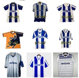 Porto Retro Soccer Jerseys 1994 1995 1997 1999 2001 2003 2004 Cup Final home away Men DECO Kits Blue yellow classic Uniform McCARTHY DERLEI finals Vintage Football