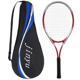 Tennis Racket Lightweight Shockproof Racquet Training Equipment Accessories with Carry Bag Outdoor Sports 240529