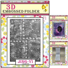 Heavy Metal 3d Embossing Folder Scrapbooking Tools Dies Materials DIY Craft Supplies Photo Album Decor Card Background Making