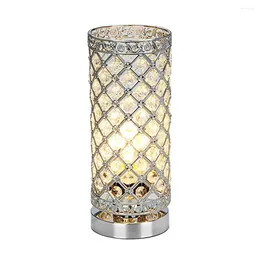 Table Lamps TUDA European Style Luxury Led Crystal Lamp Home Bedroom Living Room Hardware Plating Bedside