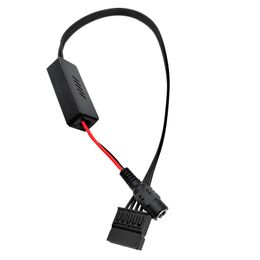 DC 12V to SATA 5V Power Supply Adapter Cord with Built-in Module Connector Cable for HDD 45cm