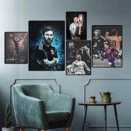 Modern Pop Wall Art Sports Football Stars Winning Moments HD Canvas Printed Posters Home Living Room Bedroom Decoration