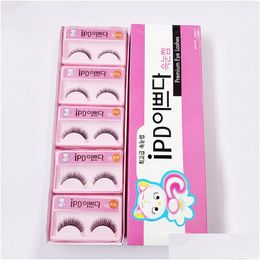 False Eyelashes Ipd 3D Mink Fake Extensions 10 Pairs Synthetic Hair Eye Lashes Natural Look Thick Crisscross Drop Delivery Health Beau Otl8G
