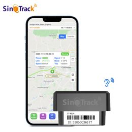 SinoTrack ST-902A Mini OBD GPS Voice Monitor Tracker 16PIN OBD II Plug Play Car GSM OBD2 Tracking Device GPS with Free APP