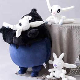 Dolls 1/2pcs Ori and the Blind Forest Plush Toy Naru Plushie Figure Stuffed Animal Cartoon Rabbit Soft Doll Gift for Kids Fan Birthday G240529