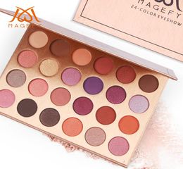 Professional 24 Color Eyeshadow Palette Long Lasting Matte Eye Shadow Shimmer Makeup Cosmetic Pallet6523691