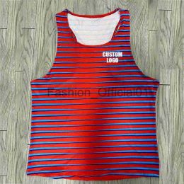 Tops Brand Run Athletics Tank Top Runnning Speed ​​Fitness Shirt Mens Abbigliamento Guons Sleeveless Athlete Track Field Field Singlet X0830