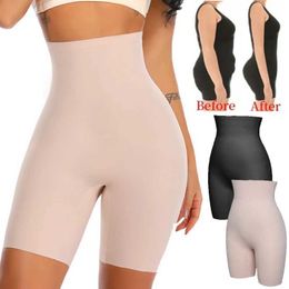 Waist Tummy Shaper Power Shorts High Waist Body Shaper for Women Lightweight Cotton Blend Phenomenal and Ultra-Breathable Shapewear Control Panties z240530