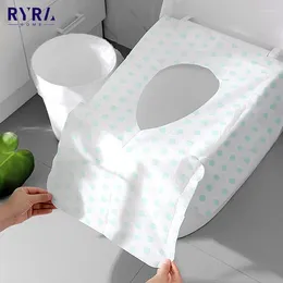 Toilet Seat Covers 7 Pcs/bag Disposable Cushion Extended Large Bathroom Travel Camping Waterproof Bacteria-proof Cover
