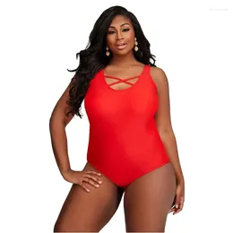 Women's Swimwear Solid Swimsuit Women High Cut Cross Back One Piece Bathing Suit Beach Wear Female Monokini Sexy Bodysuit Swim