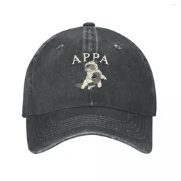 Ball Caps The Last Airbender Appa Yip Baseball Unisex Style Distressed Cotton Snapback Hat Anime Outdoor Activities Gift Hats Cap