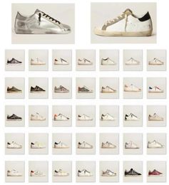Fashion Basket Shoes Star Sneakers White Distressed Dirty Designer Superstar Men And Women Casual Goldenity Goose Goldenity Goosei7575257