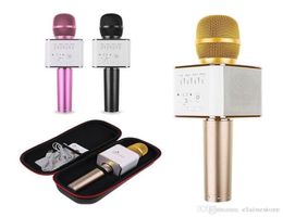 q7 handheld microphones wireless ktv with speaker mic microphone handheld for smartphone portable karaoke player retail box7463418