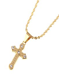 Catholic Cross Jesus Christ Cross Pendant Necklace Jewelry for Women2098642