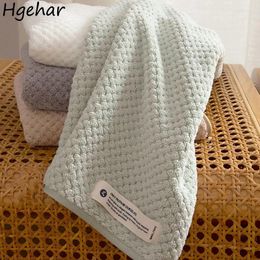 Towel 35x75 Face Coral Fleece Super Soft Washcloth Bathroom Quick-drying Hair Hand Cleaning Toallas Water Absorbent Plain Towels