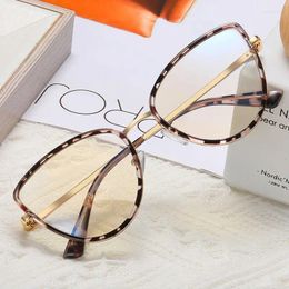 Sunglasses Frames 95825 Cat Eye Spring Hinge Computer Blue Light Blocking Glasses Optical Frame Retro Eyeglasses