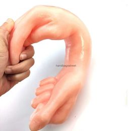 Large Simulation Hand and Penile Female Vestibular Masturbation Device Anal Plug Massage Adult Sexual Use