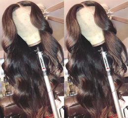High Density Loose Body Wave Wigs 13x6 Deep Front Lace Remy Human Hair Preplucked Hairline Long Wig Black Full End For Women7750237730156
