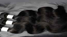 Brazilian Body Wave Unprocessed Malaysian Peruvian Indian Human Hair Bundles 9A Quality Human Hair Weaves Virgin Hair4739981
