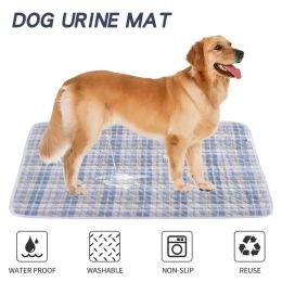 Mat Perros Dog Para Style Reusable Pad Car Absorbent Pet Cover Home Training Outdoor Seat Pee Washable Cama Plaid Toilet