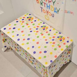 Table Cloth Birthday Balloon Party PEVA Disposable Baby Decoration Free Wash