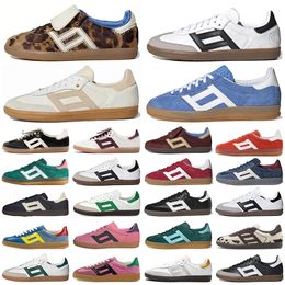 2024 Scarpe casual designer uomini donne og classiche sneaker bianche nere bonner leopard walse crema esterno sptors fashion show euro 36-45