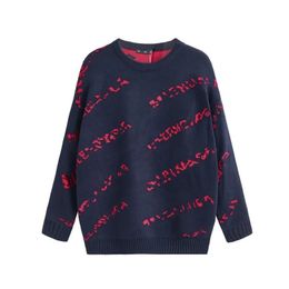 Męskie projektanty swetry haftowane logo męskie damskie damskie swetry bluzy para modeli rozmiar m-3xl