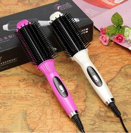 Hair Straightener Curler Flat Iron for Corrugation Professional Electric Straightening Brush 2 In 1 Curling Tool 110240V7950145