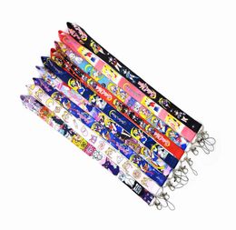 10pcs Cartoon Anime Lanyard Key Chain Neck Strap Key Camera ID Phone String Pendant Party Gift Accessories Small Whole6324802