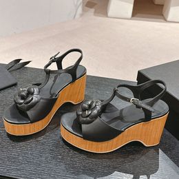 Женская платформа каблуки на платформу 9см сандалий Slingback для обуви