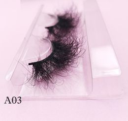 Faux cils long 5D Mink lashes Natural Dramatic Volume Thick Long 3D False eyelash fluffy fake Eyelashes lash vendors make up2318474