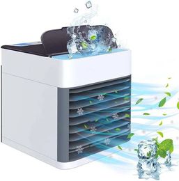 Air Conditioner Fan Usb Mini Portable And Mobile Humidifying Water Cooled Electric For Home Desktop 240531