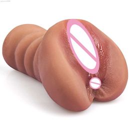 Male Masturbator Pocket Real Pussy Silicone Nature Fat Textured Vagina Tight Anal For Man Adult Pussy Sax Anus dolls