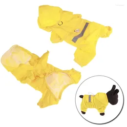 Dog Apparel Pets Clothes Hooded Raincoats Dogs Waterproof Rain Coat Jackets Puppy Outdoor Breathable Jumpsuit Pet Accessories