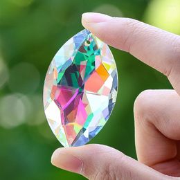 Chandelier Crystal 50MM AB Colour Horse Eye Pendant Glass Prism Crystals Parts Sun Catcher For Windows Decoration Hanging Crafts