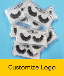 Custom Logo Lashes 3D Mink Eyelashes Individual False Eyelashes Eye lash Bulk Private Label Eyelash Extensions Packaging Box Cases2350133