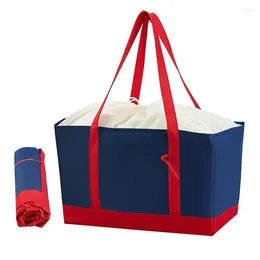 Shopping Bags Large Reusable Grocery Supermarket Portable Insulation Bag Oxford Cloth Sac A Main Foldable Shopper Picnic Bolsas