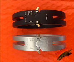 New Alyx Aluminium Alloy Bracelet 11 High Version ALYX Track Men Women Unisex Couples Jewellery Bangles ALYX Bracelet Y12183388138
