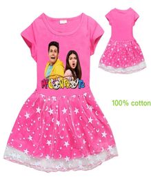 Summer Dress Girl Cotton 2020 Fashion Spring Animal Print Me Contro Te KneeLength Baby Girls Clothes Teenage Princess Costume LJ29793652